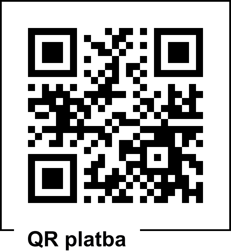 QR kód pro platbu na transparentní účet rEvoluce